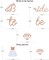 Rose Gold Bride To Be Banner Sign Double Sided Glitter Paper 3D Wedding Dress Diamond Bride Garland Bunting for Bridal Shower Wedding Engagement Bachelorette Hen Party Decorations Supplies